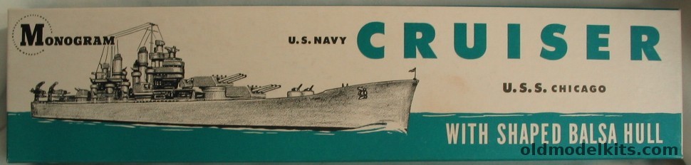 Monogram 1/504 USS Chicago CA-136 - US Navy Heavy Cruiser, B3 plastic model kit
